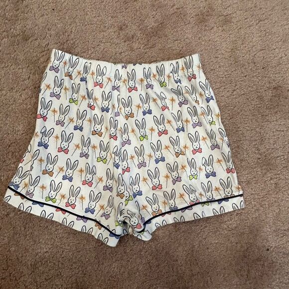 Roller Rabbit Celebration Bunnies Polo Pajama Set Size P - Picture 13 of 15